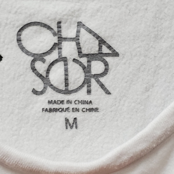 Chaser Rainbow Stripe Long Sleeve Distressed Sweatshirt - Picture 6 of 7